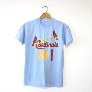 Vintage St Louis Cardinals Baseball World Series Champions 1982 T Shirt Small